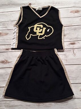 Colorado buffaloes cheerleading outfit girls 8y vguc GIRL size!